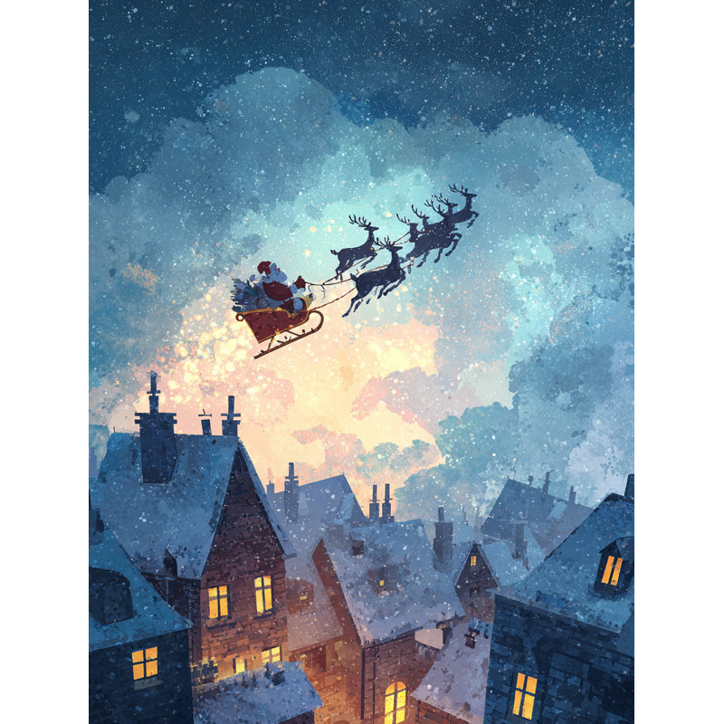 Art mural en toile Starlit, H 16 po x l 12 po