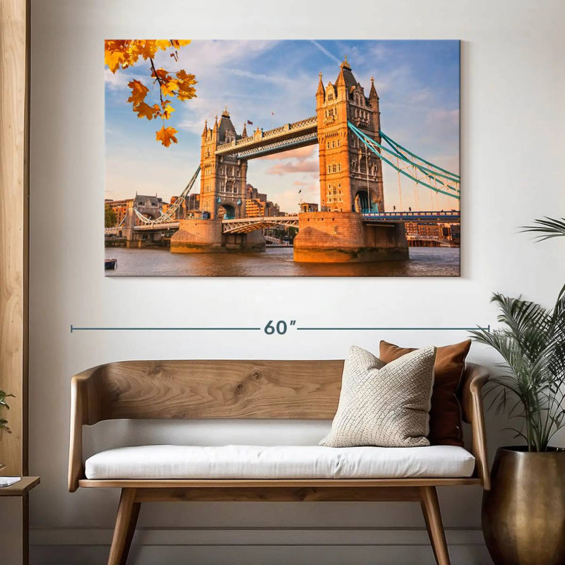 Nicci Tower Bridge en automne, H 34 po x l 51 po