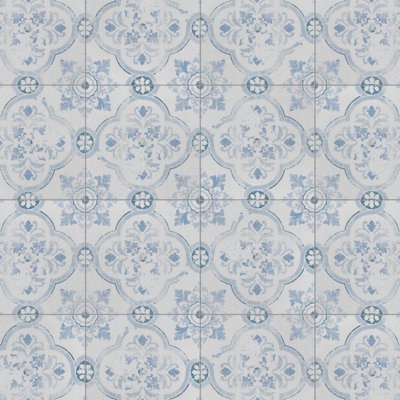 Klinker Alcazar 13" x 13" Ceramic Patterned Wall & Floor Tile