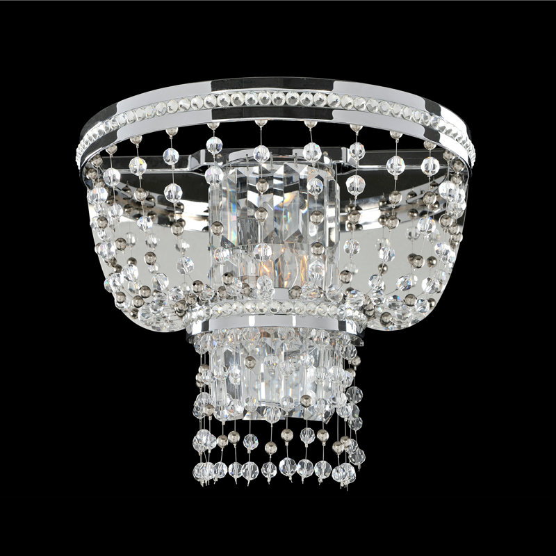 Capri 2 LT Chrome/Clear Wall Sconce Allegri