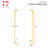 Brushed Gold Pull/Push Door Handle Bar - Modern Contemporary Long Stainless Steel Push Pull Door Handle for Home Entrance Glass Shower Wooden Barn & Office Store Shop Doors-92456815