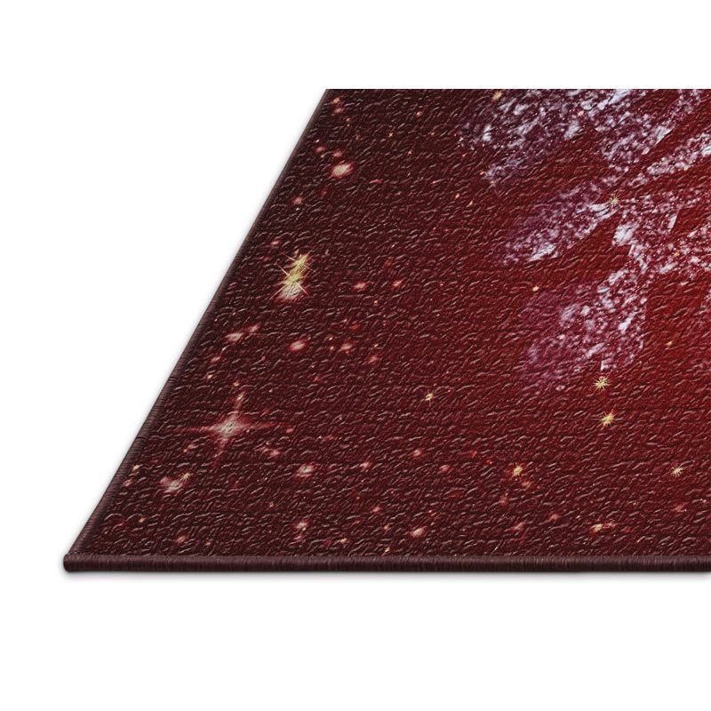 Tapis rouge Snowflake, Rectangle 4 pi x 6 pi