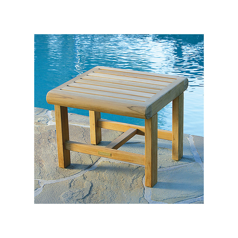 Nantucket Outdoor Square Teak Side Table
