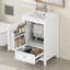Meuble-lavabo de 20 po avec lavabo et grand rangement