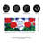 Sassafras All Seasons Outdoor Mat Set with 1 Frame and 4 Themed Insert Mats