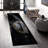 Modern Abstract Floral Print Non-Woven Thin Type Rug Ideal for Living Room and Bedroom Decor-1504286524
