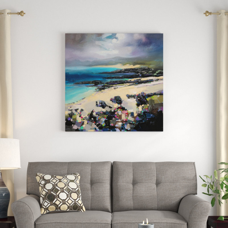 « coulours of harris », reproduction, Papier encadré noir, H 24 po x l 24 po x p 1 po