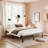 10" Steel Bed Frame Heavy-Duty Noise-Free No Boxspring Needed with Rubber Corner Guards-83876229