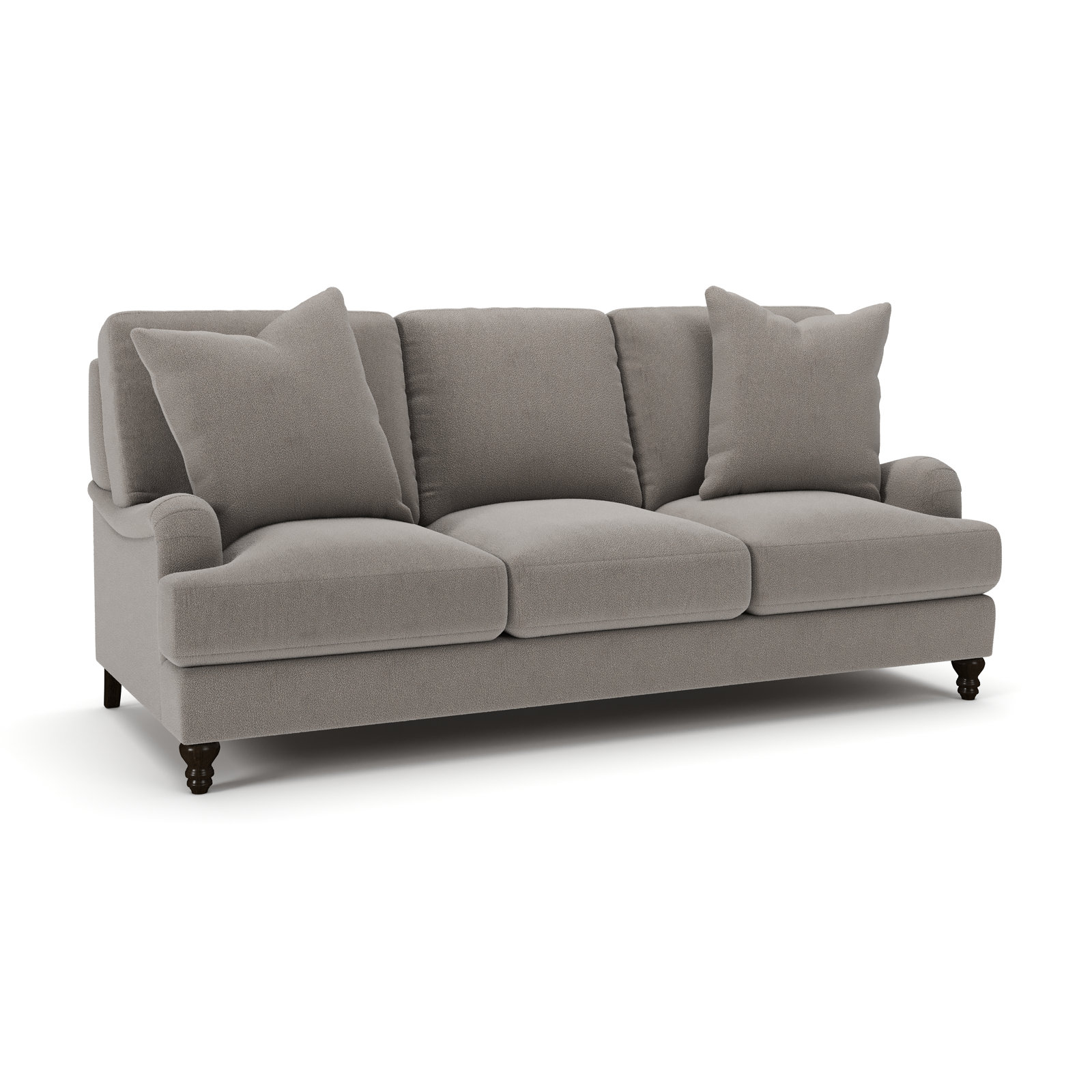 Walters 88" Cotton Sofa, Apollo Pebble Boucle