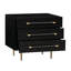 Trident-Nightstand-UK 71.1cm W Acacia,Iron,MDF Bedside Table