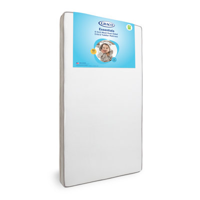 Graco Essentials 6-Inch Mesh Dual-Sided Baby Crib & Toddler Bed Mattress