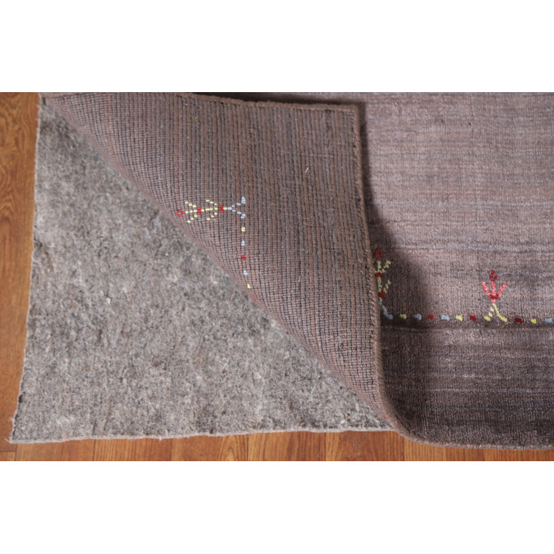 Tapis oriental brun Gabbeh 8 x 10