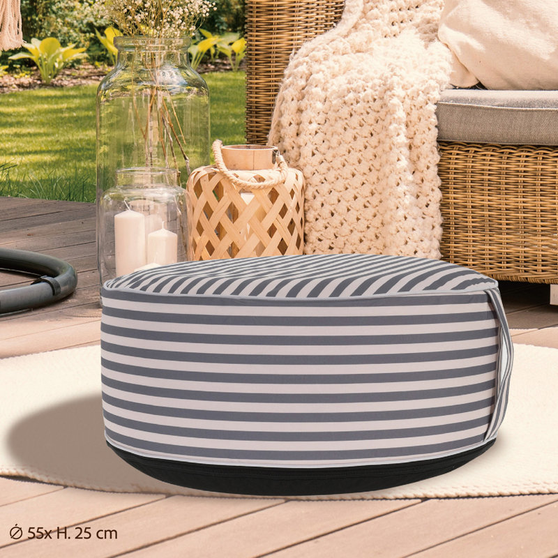 Upholstered Outdoor Ottoman