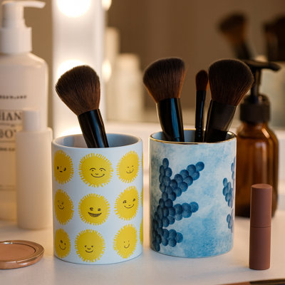 Accessoire de rangement décoratif Coral and Sunshine Smile
