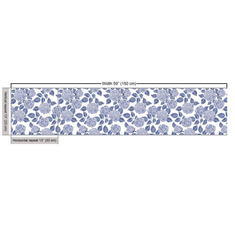 Rushden Flower Petals Leaves Fabric