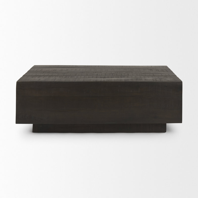 Table basse Attleboro, Marron foncé