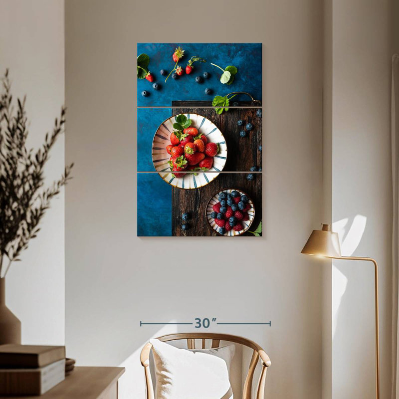 Arney Mixed Berries, 57" H x 36" W