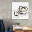«Epic Graffiti» «Lemon Tint» par Chris Paschke, art mural sur toile, 37 po x 37 po