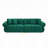 " modern 3-seater flannelette sofa | spring-wrapped cushions | stylish metal feet | 4 throw pillows | living room & bedroom-1476217122