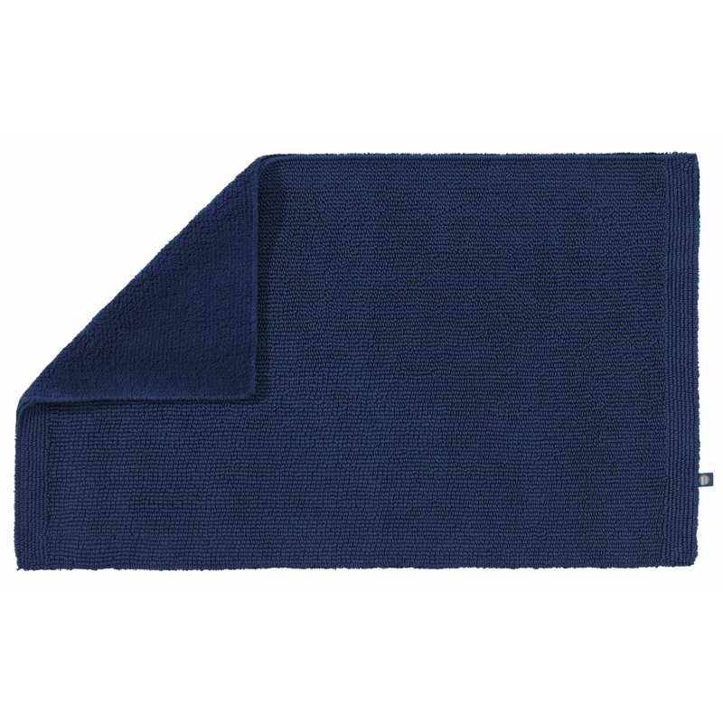 Bath Rug, 60cm W x 100cm L, Dark Blue