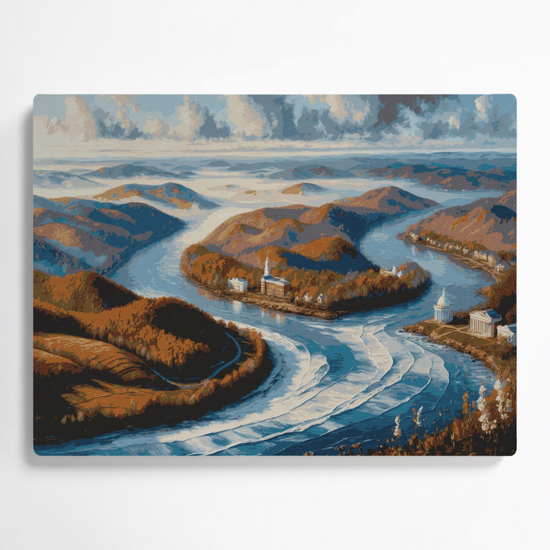 Art mural en métal gris États-Unis, 12" H x 18" W