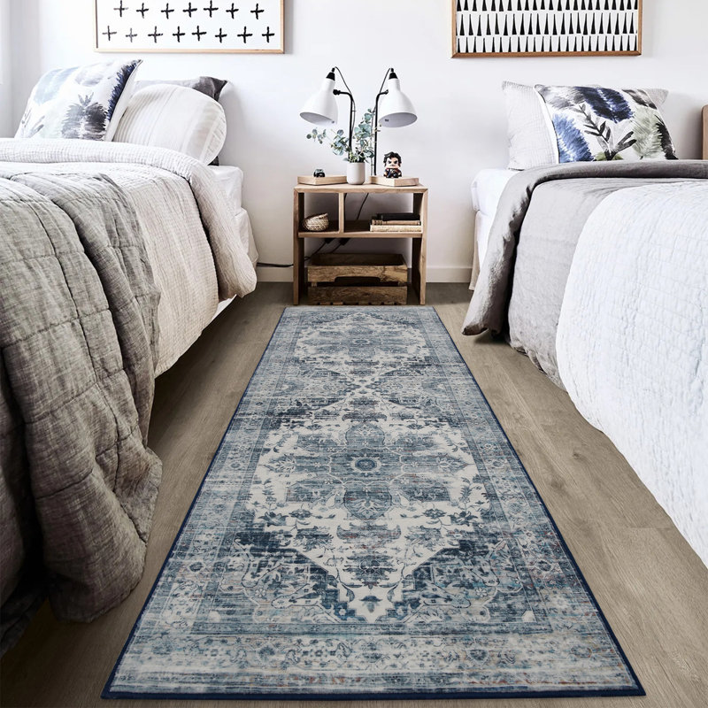 VIlmar Washable Oriental Indoor Rug, Runner 2' x 6'