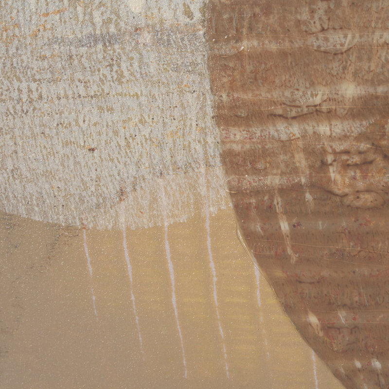 «Eclipse I» par Studio A, reproduction d'art encadrée à la main emmêlée sous verre, Eclipse I, 31.5L x 1.6W x 41.5H