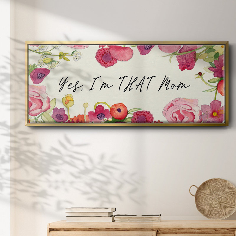 You Da Mom Collection D- Framed Canvas