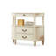 Console blanche en bois massif-724062479