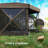 Pop Up 26 Ft. W x 26 Ft. D Fibreglass Soft-top Canopy-110189488