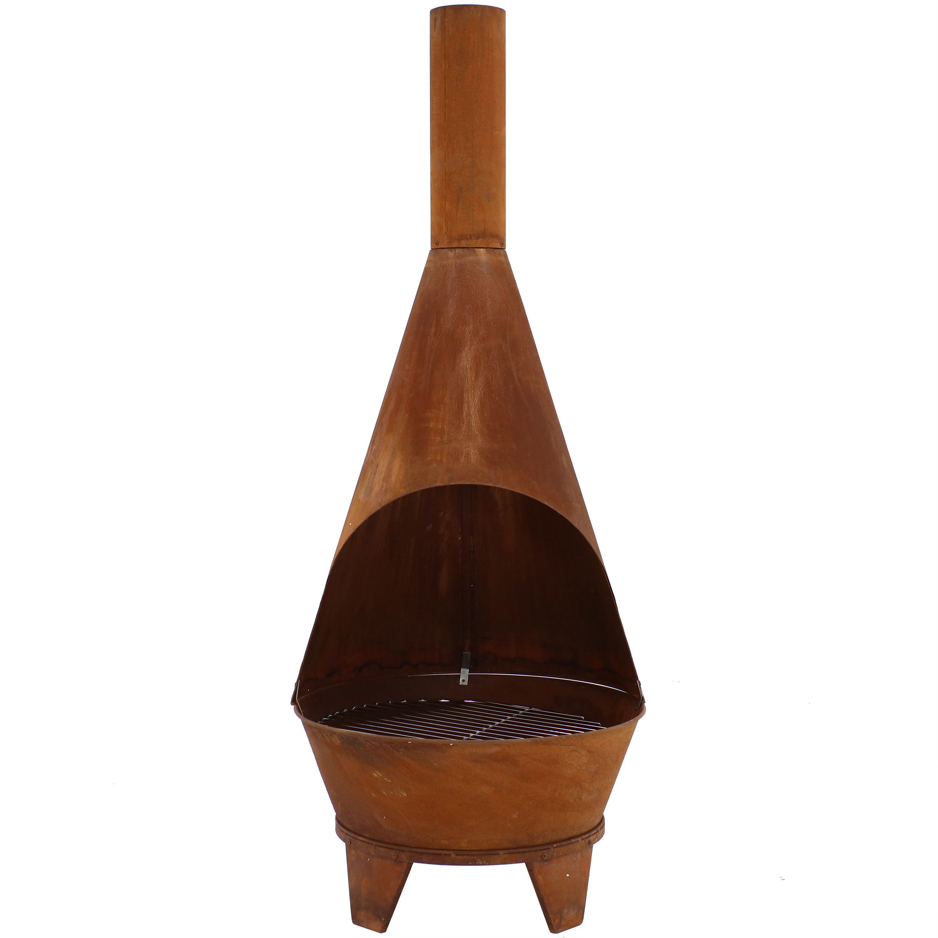 AllModern Barrow Steel Wood Burning Chiminea & Reviews | Wayfair