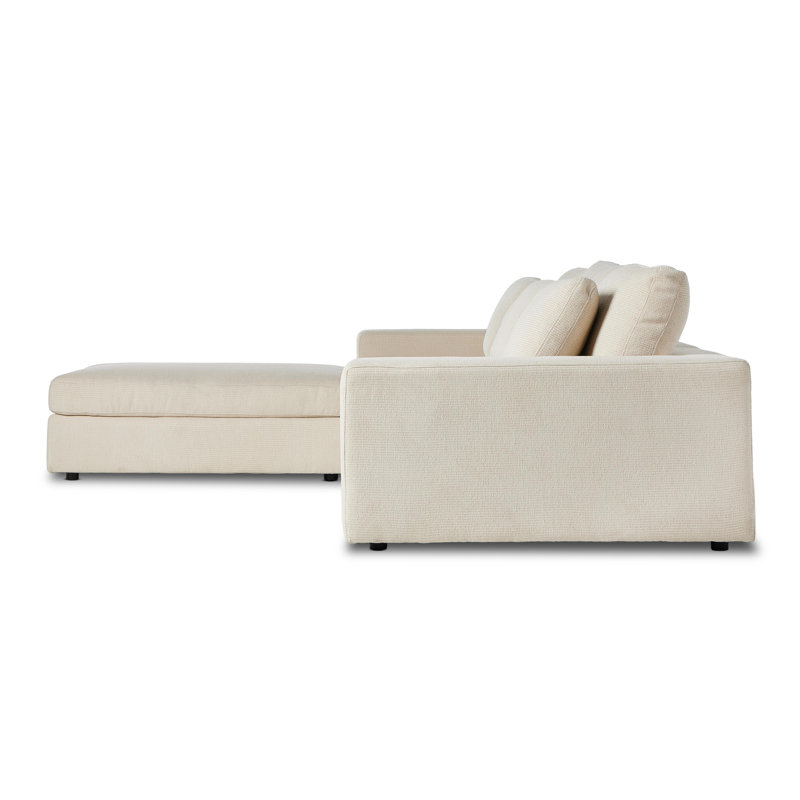 Bloor Modular Chaise Sectional, Clairmont Ivory