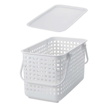 Panier de rangement en plastique blanc Like-it