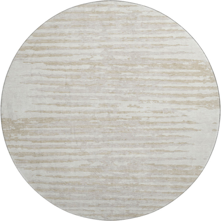 Premium Machine Washable Prisco Ivory Rug