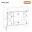 Meuble-lavabo 36 po sans lavabo, base d'armoire seulement, une armoire et six tiroirs-53241851