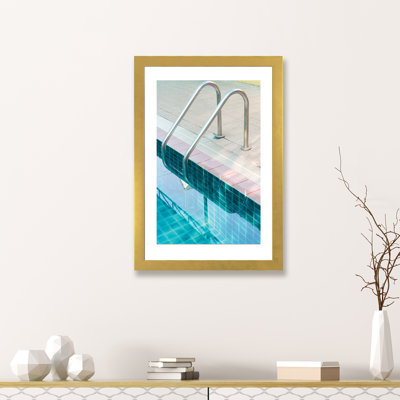 « rétro piscine piscine »-impression photo