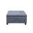 Ample Space Blue Storage - Solid Wood Legs, Dark Brown Finish Soft Close Function Fabric-869071295