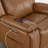 Zero Wall Genuine Leather Power Recliner With Power Headrest-2126417681