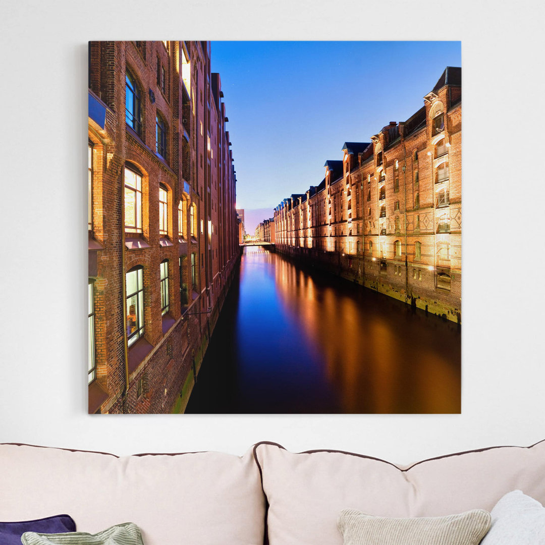 Leinwandbild Speicherstadt, Hamburg