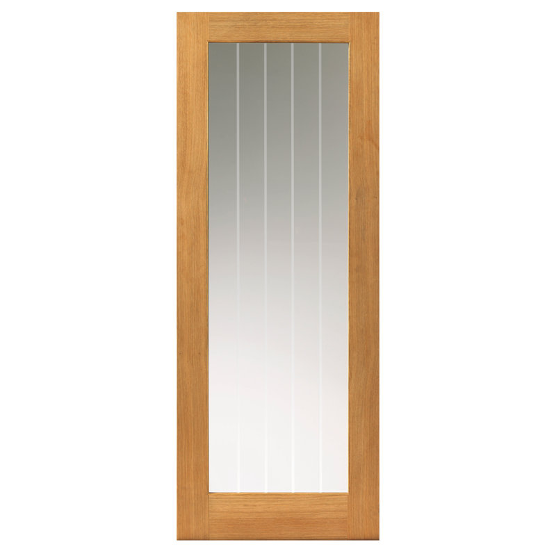 Montello Oak Internal Door Prefinished, 204cm H x 82.6cm W x 4cm D
