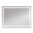 Luxurious Wall & Accent Mirrors With Crystal Light, Adjustable Dimmable Lights For Home Decor