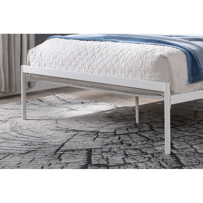 Cofield Open-Frame Bed, Kingsize (5'), White, Open Coil