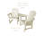 Kleinman 2-Chair Dining Table Settee-1351565750