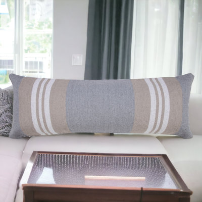 14" X 36" 100% Cotton Zippered Pillow