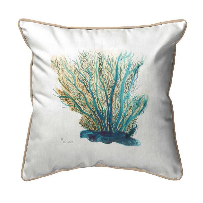 Coastal Outdoor Throw Pillow