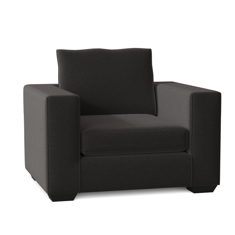 Fauteuil et demi Juliet, Bennett gris anthracite performance