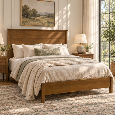 Cape Solid Wood Bed Frame