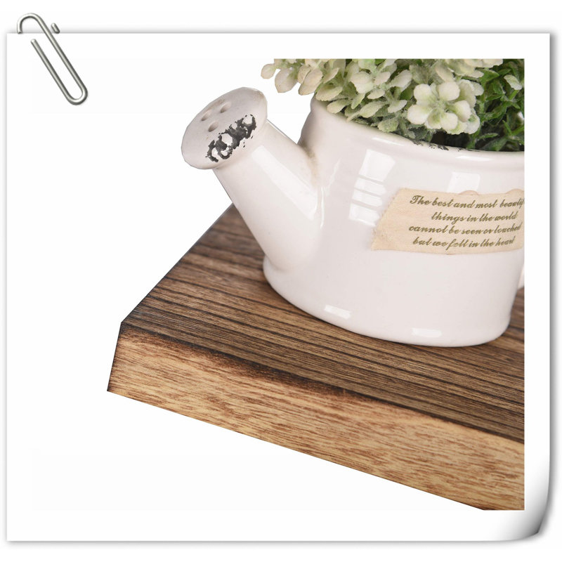 Wimer 4 Piece Solid Wood Floating Shelf, Light Brown