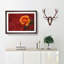 Orange Rose in Bloom - Picture Frame Graphic Art Print-56860731-56860737