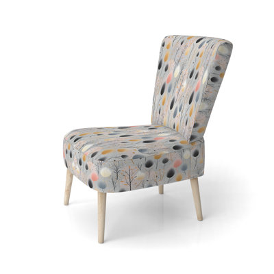 Chaise d'appoint rembourrée Kymaya